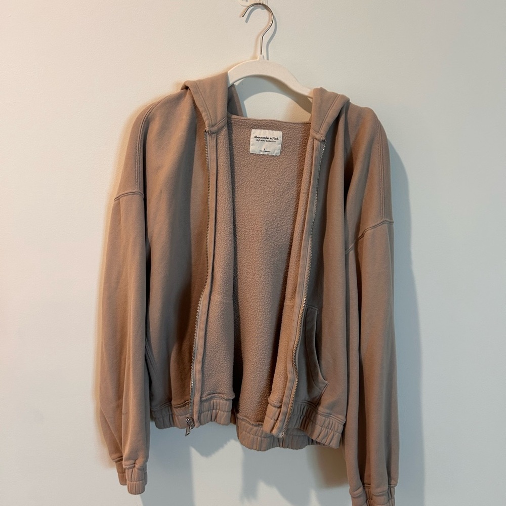 Abercrombie & Fitch Soft Brown Hoodie